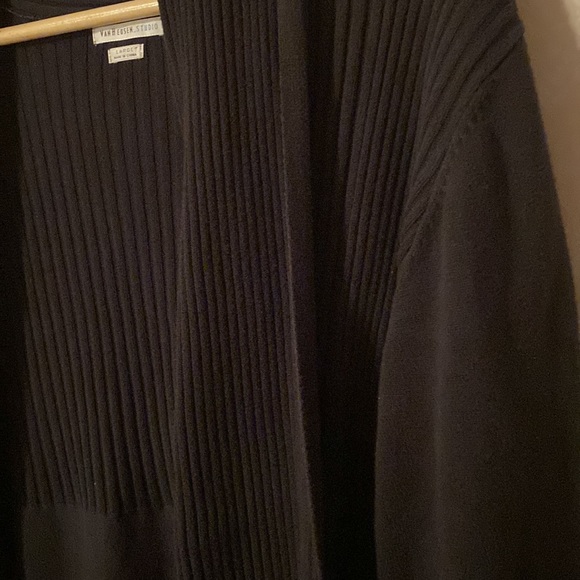 Large black sweater with wide collar. Excellent condition - Picture 2 of 5